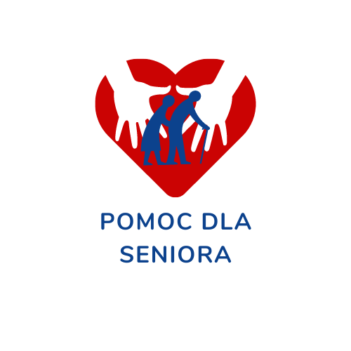 Pomoc dla seniora główna ikona firmy Pomoc dla seniora logo firmy przedstawiające seniorów i ręce, które mają sygnalizować opiekę nad nimi.